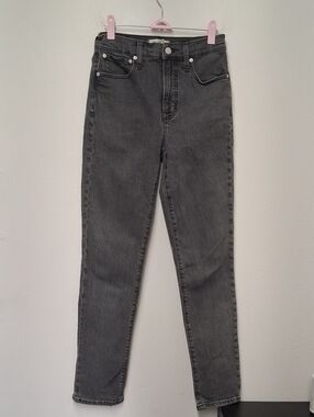 Madewell High-Rise Slim Jeans - Charcoal